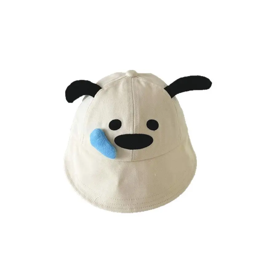 Cute Cartoon Infant Sun Hat Beige 2-Pack - Image 7