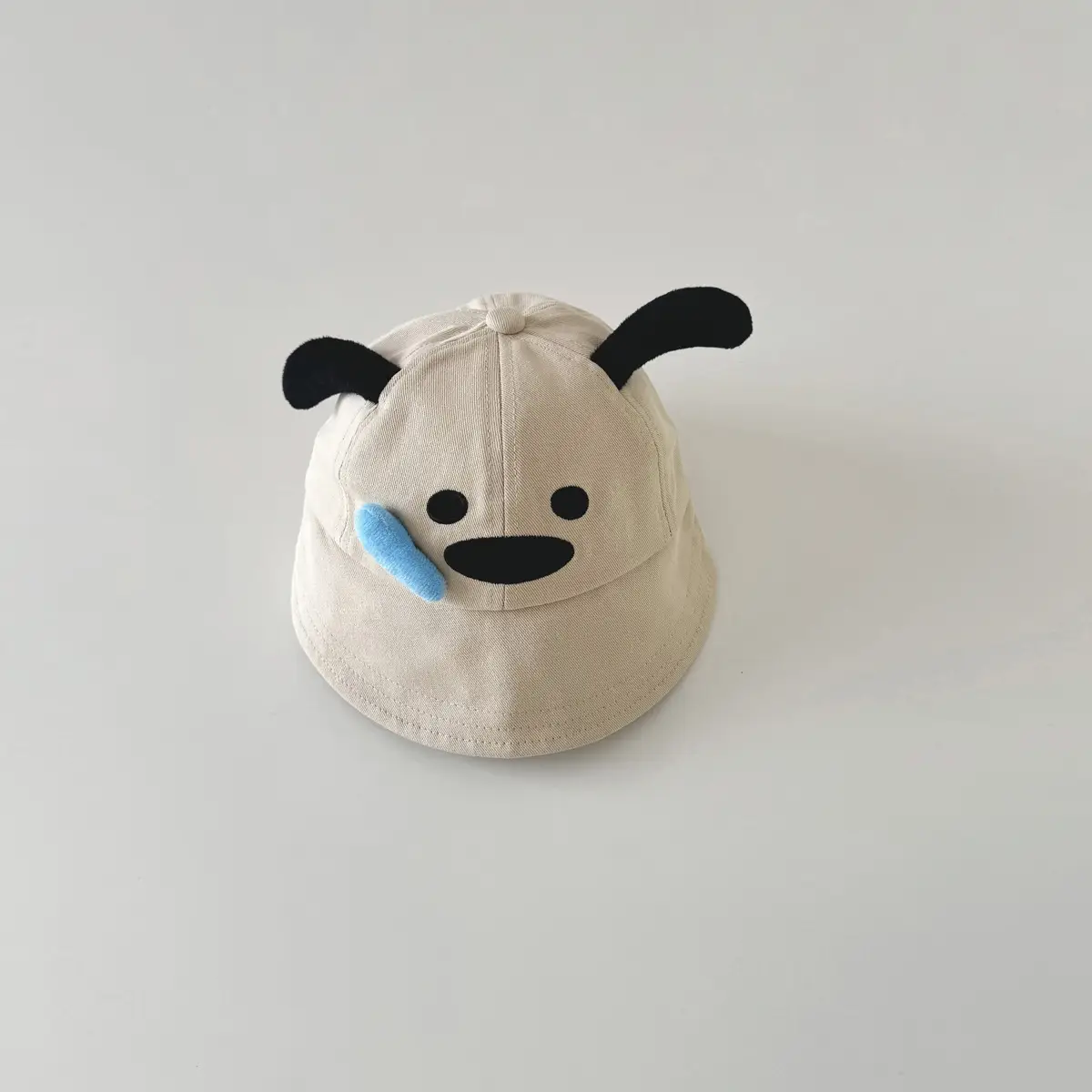 Cute Cartoon Infant Sun Hat Beige 2-Pack - Image 2