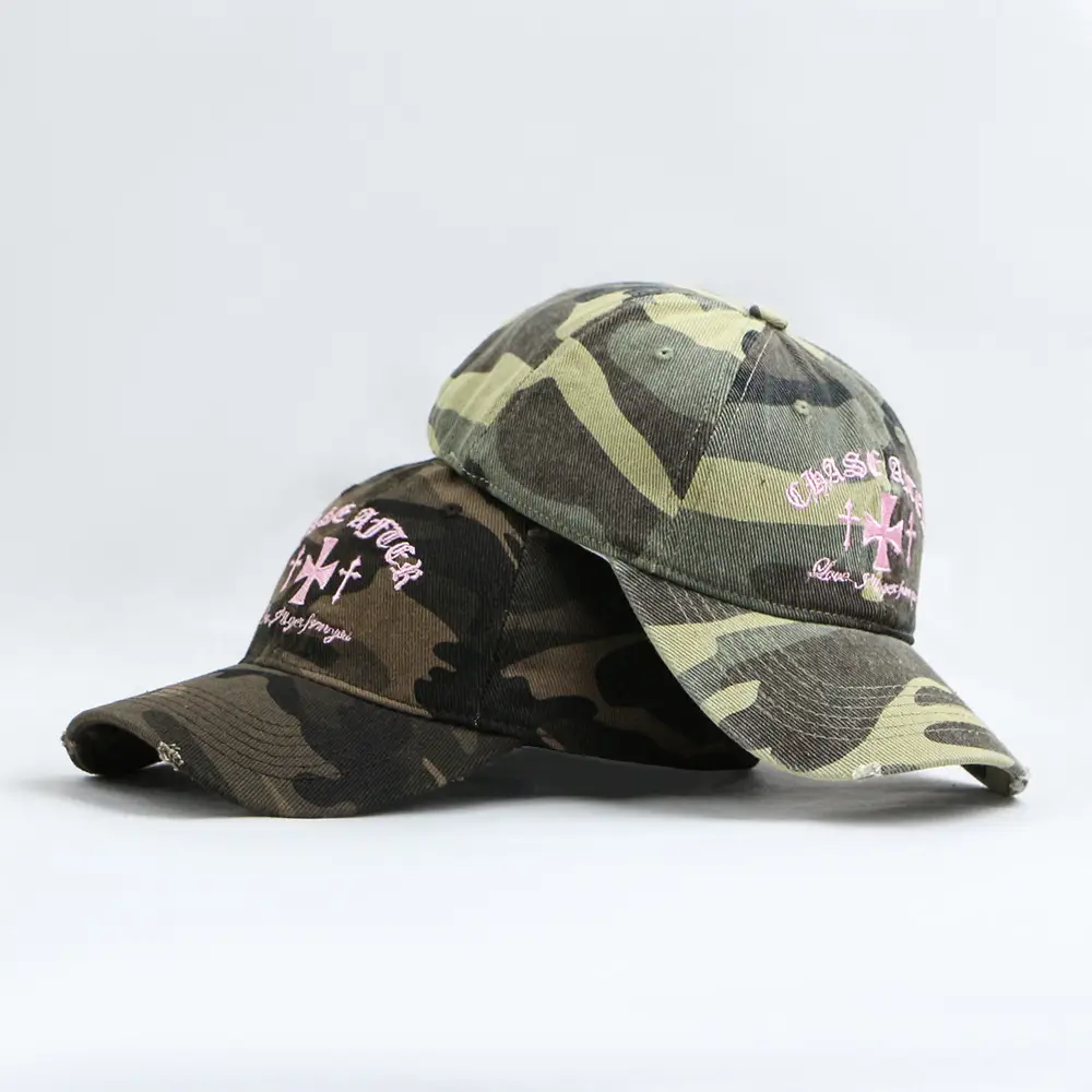 Women Camo Peaked Cap 56-61cm Small — feature 2