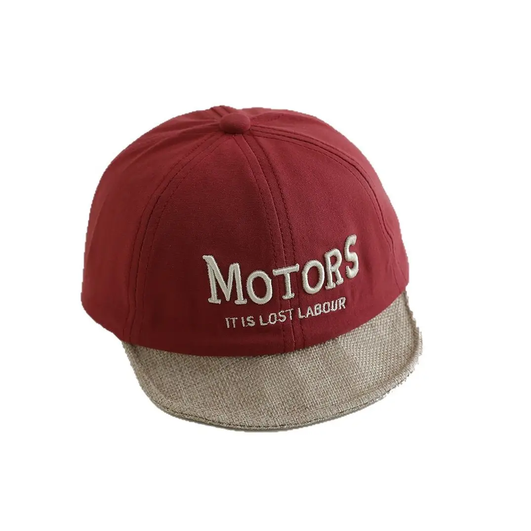 Soft Brown Baseball Cap for Boys Girls Sun Hat