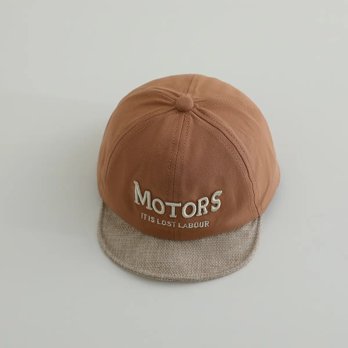 Soft Brown Baseball Cap for Boys Girls Sun Hat — feature 14