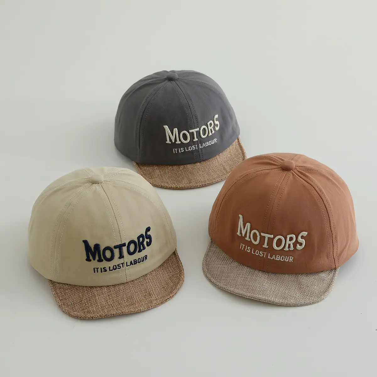Soft Brown Baseball Cap for Boys Girls Sun Hat — feature 3