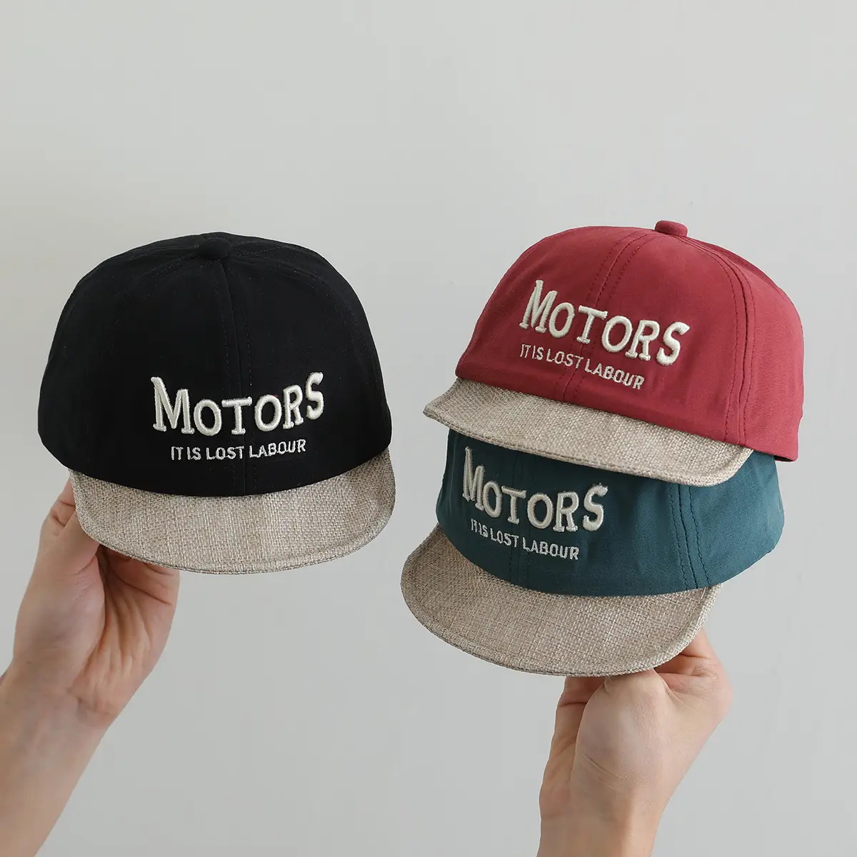 Soft Brown Baseball Cap for Boys Girls Sun Hat — feature 4