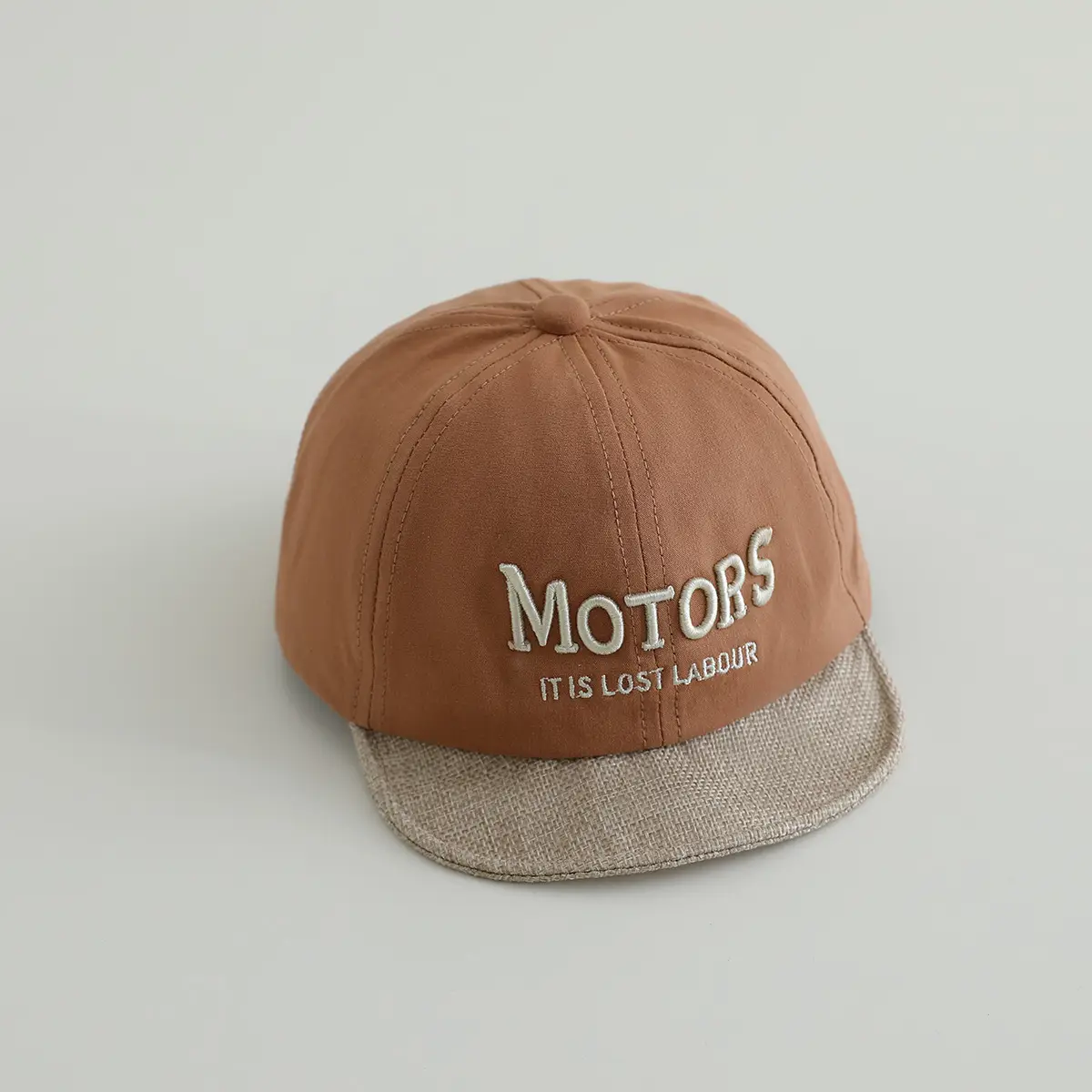 Soft Brown Baseball Cap for Boys Girls Sun Hat — feature 8