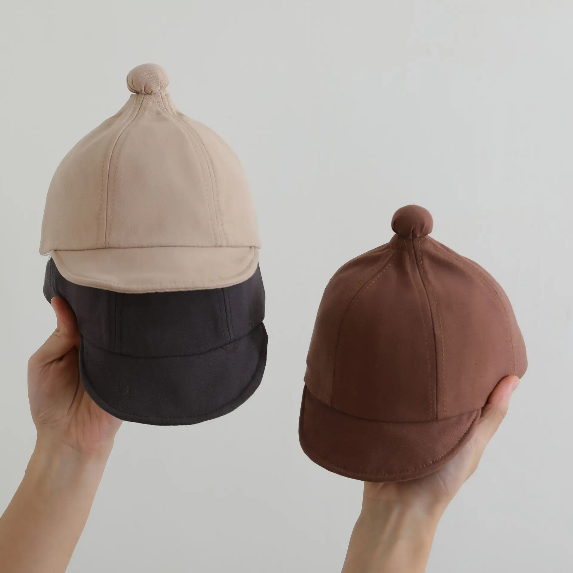White Soft-Brimmed Baseball Cap for Kids β feature 4