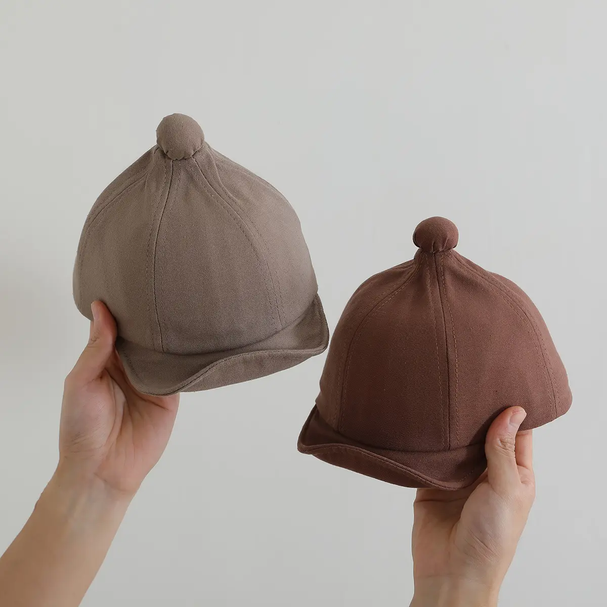 White Soft-Brimmed Baseball Cap for Kids β feature 5