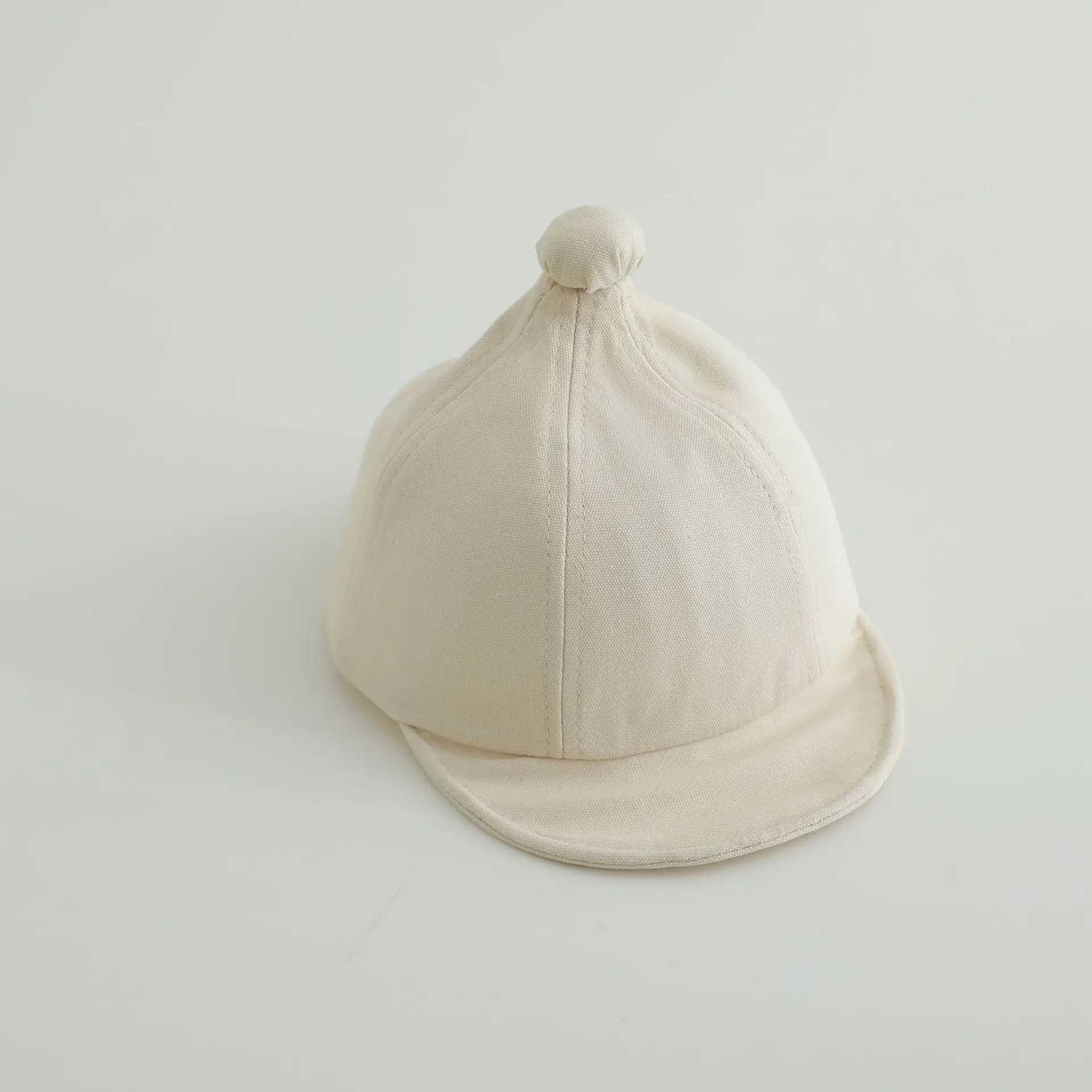 White Soft-Brimmed Baseball Cap for Kids β feature 9