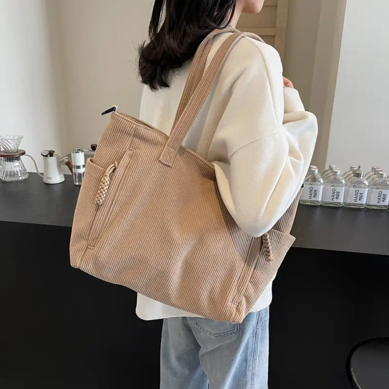Green Large Capacity Crossbody Tote Bag for Women