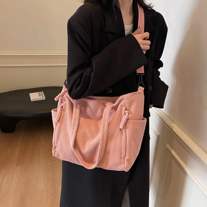 Green Large Capacity Crossbody Tote Bag for Women