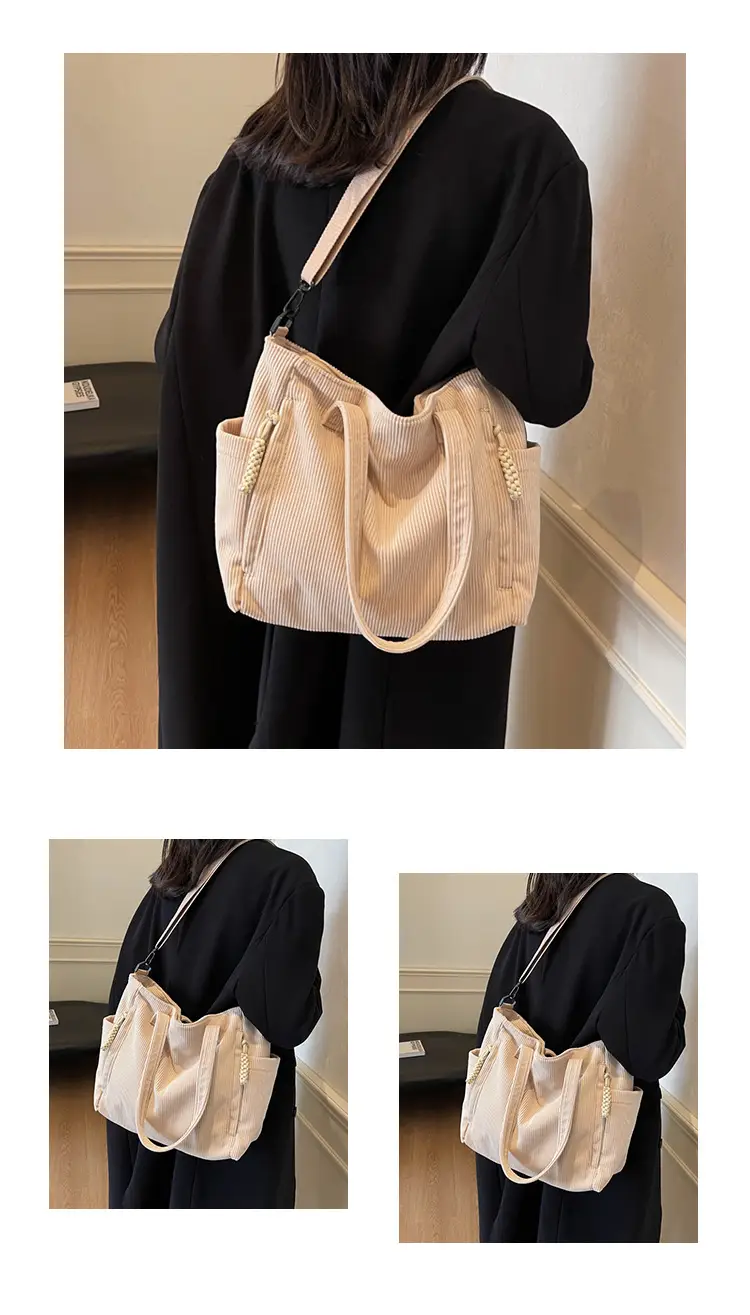 Green Large Capacity Crossbody Tote Bag for Women — feature 13