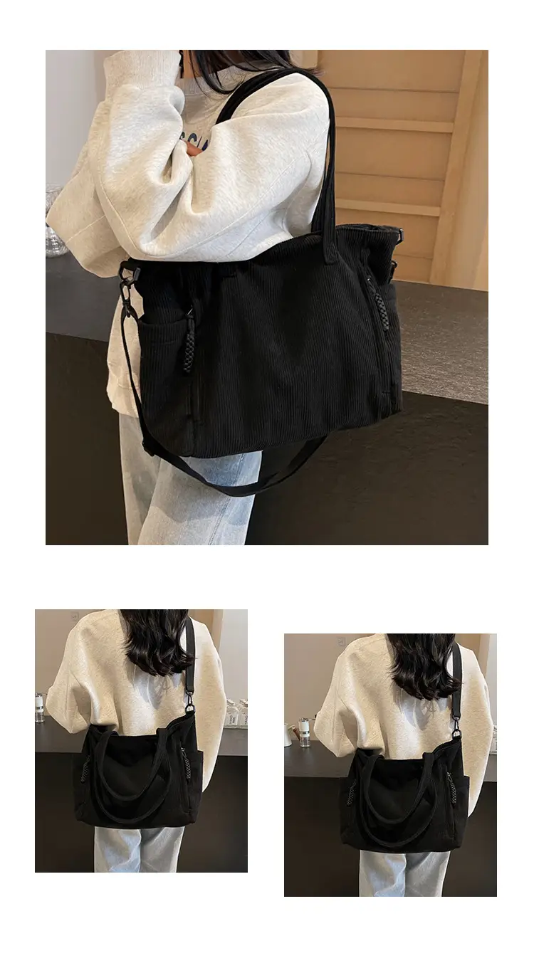 Green Large Capacity Crossbody Tote Bag for Women — feature 15