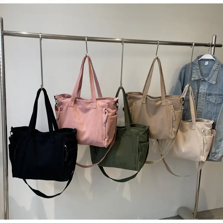 Green Large Capacity Crossbody Tote Bag for Women — feature 17