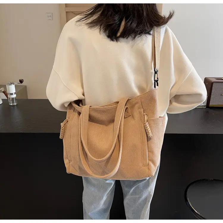 Green Large Capacity Crossbody Tote Bag for Women — feature 25