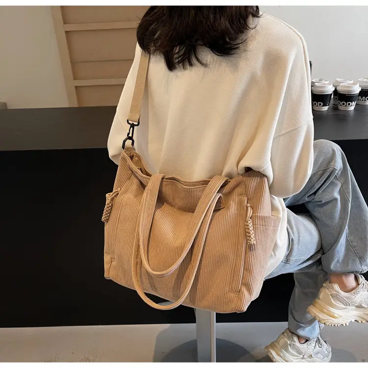 Green Large Capacity Crossbody Tote Bag for Women — feature 28