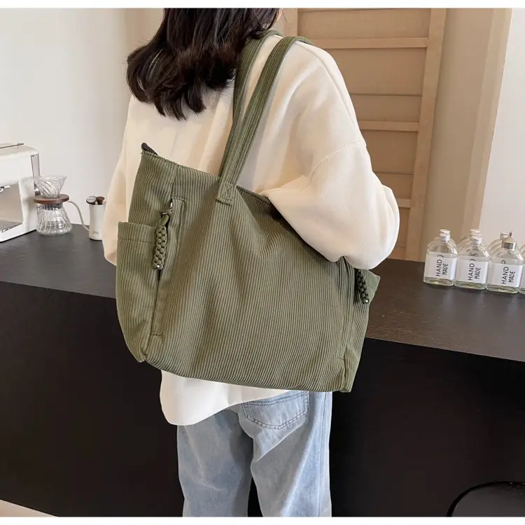 Green Large Capacity Crossbody Tote Bag for Women — feature 29
