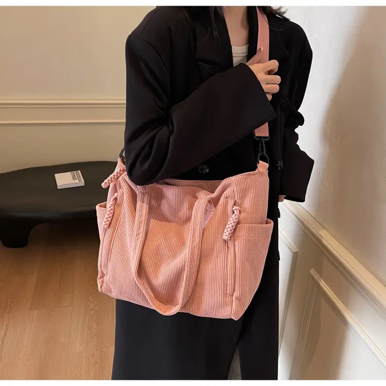 Green Large Capacity Crossbody Tote Bag for Women — feature 44
