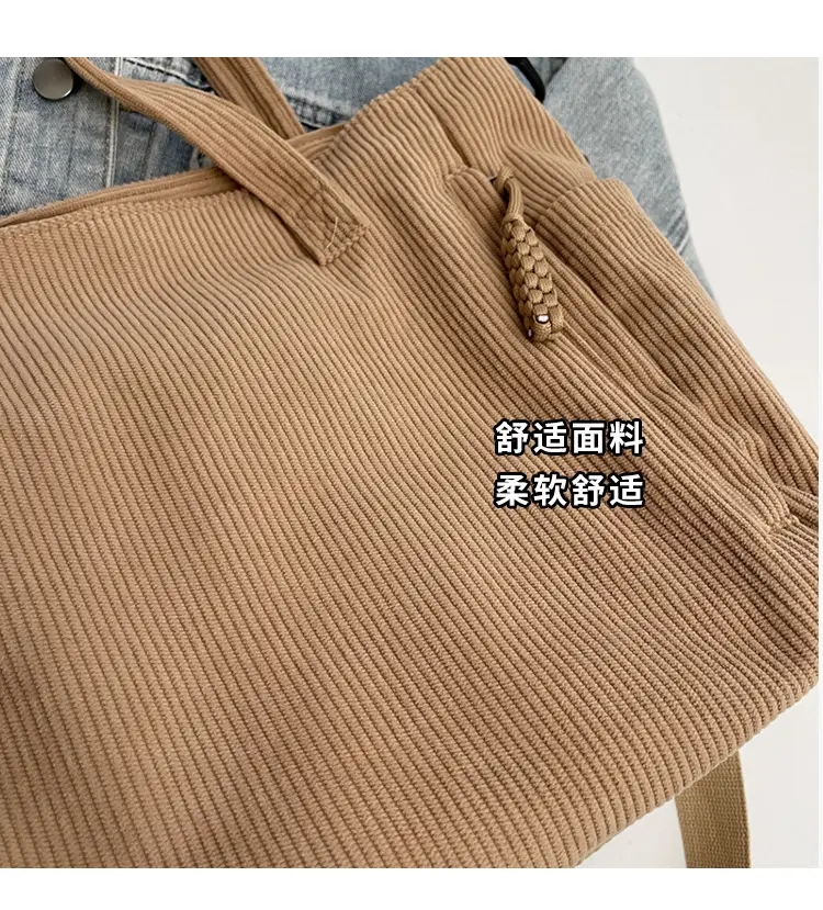 Green Large Capacity Crossbody Tote Bag for Women — feature 8