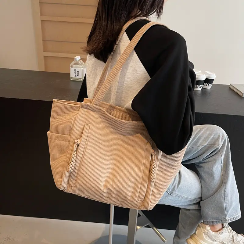 Women's Korean Style Casual Large Capacity Tote Bag