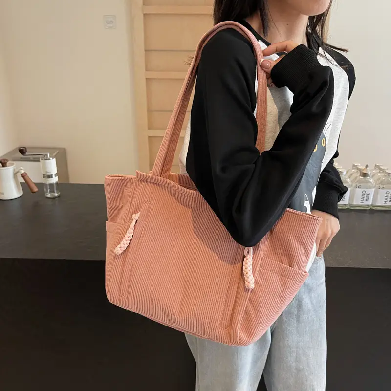 Women's Korean Style Casual Large Capacity Tote Bag