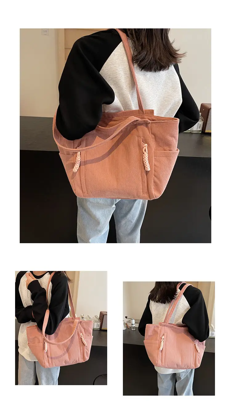Women's Korean Style Casual Large Capacity Tote Bag — feature 10