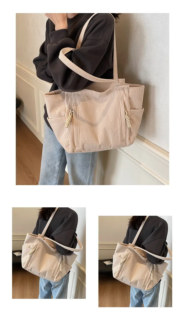 Women's Korean Style Casual Large Capacity Tote Bag — feature 11