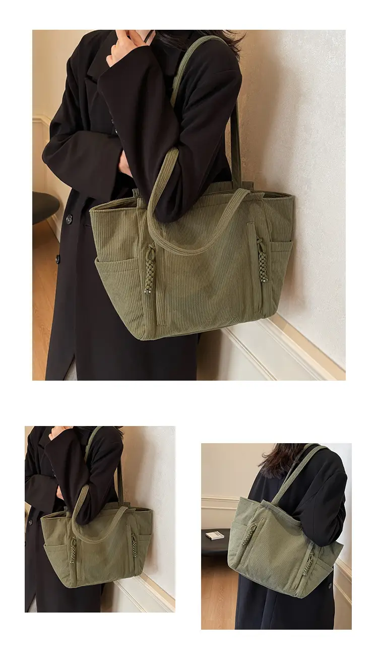Women's Korean Style Casual Large Capacity Tote Bag — feature 12