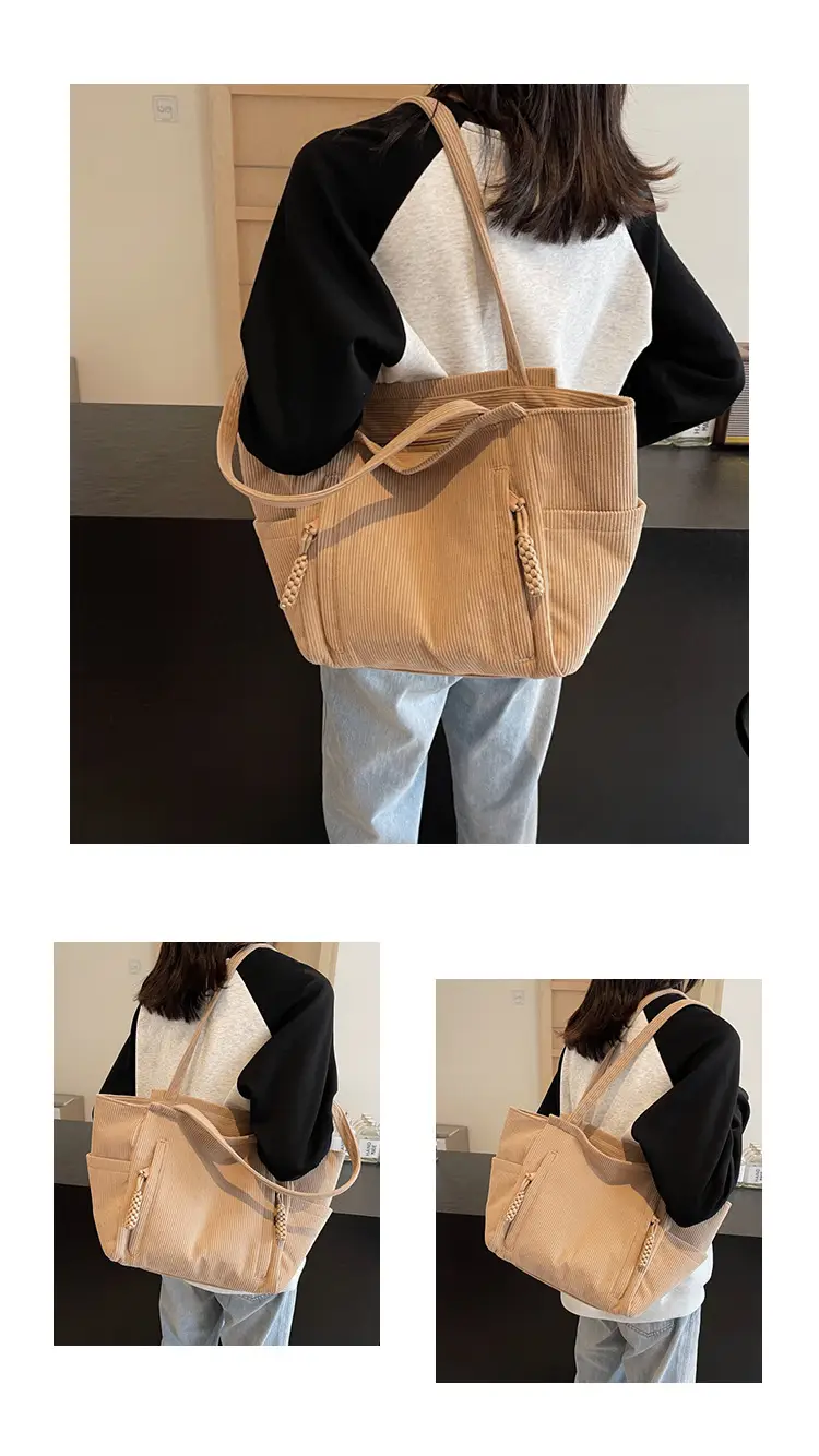 Women's Korean Style Casual Large Capacity Tote Bag — feature 14