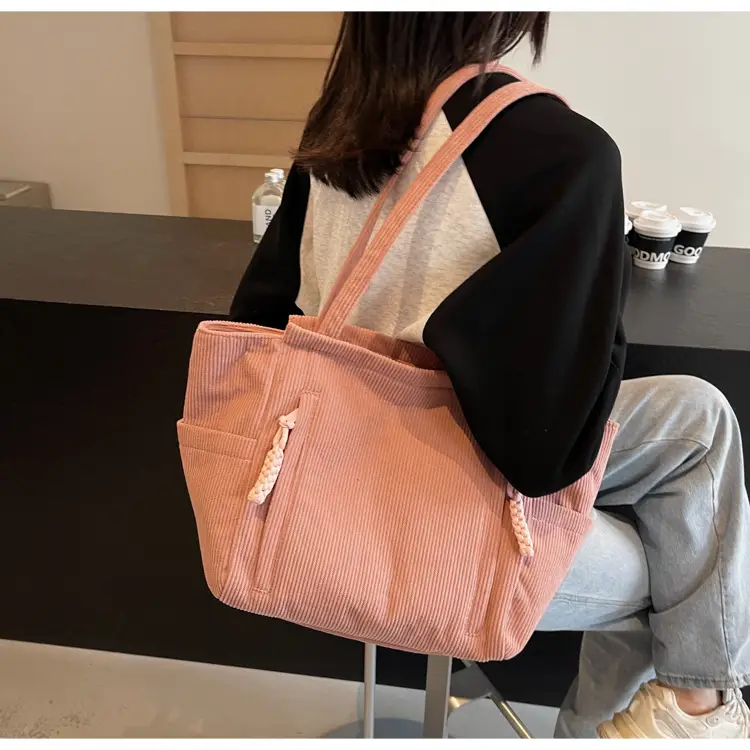 Women's Korean Style Casual Large Capacity Tote Bag — feature 30