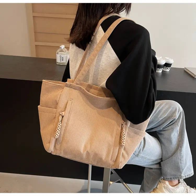 Women's Korean Style Casual Large Capacity Tote Bag — feature 34