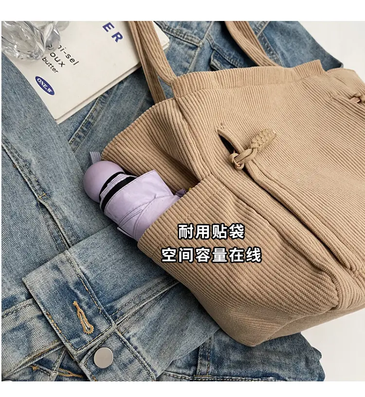 Women's Korean Style Casual Large Capacity Tote Bag — feature 4