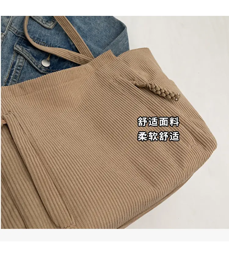 Women's Korean Style Casual Large Capacity Tote Bag — feature 6