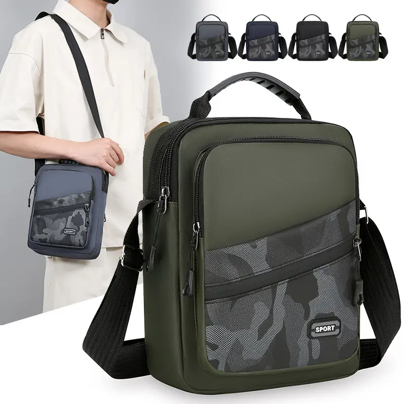 Men's Oxford Cloth Crossbody Bag 600mm Casual Business