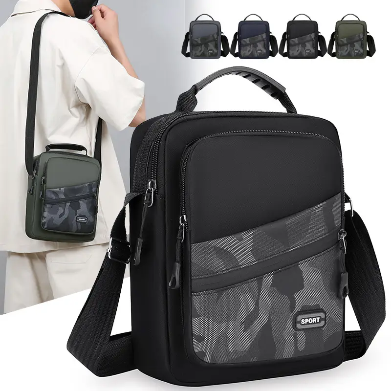 Men's Oxford Cloth Crossbody Bag 600mm Casual Business