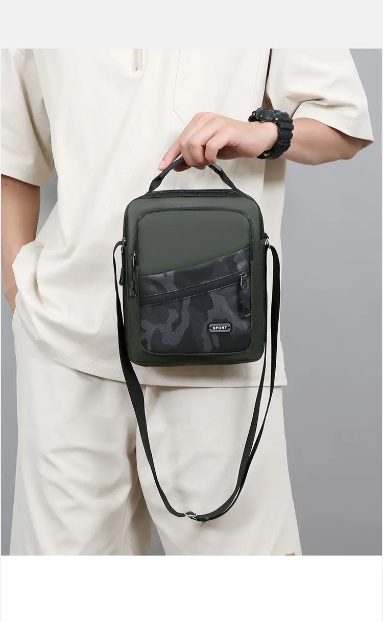 Men's Oxford Cloth Crossbody Bag 600mm Casual Business — feature 14
