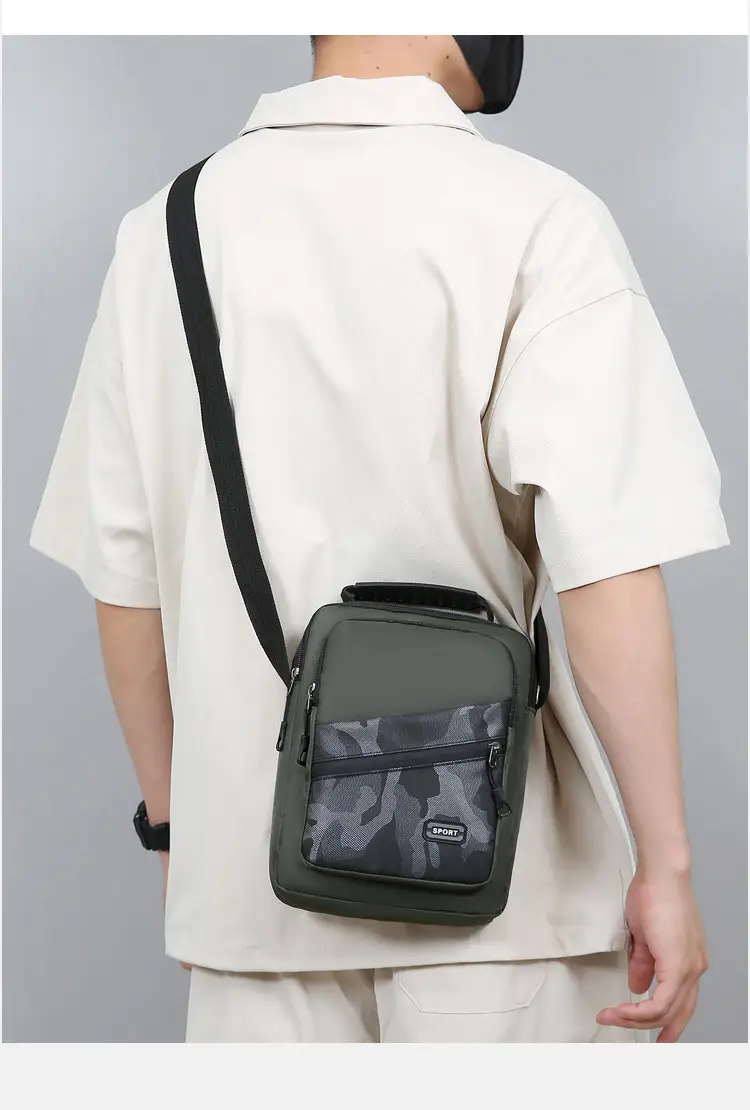 Men's Oxford Cloth Crossbody Bag 600mm Casual Business — feature 16
