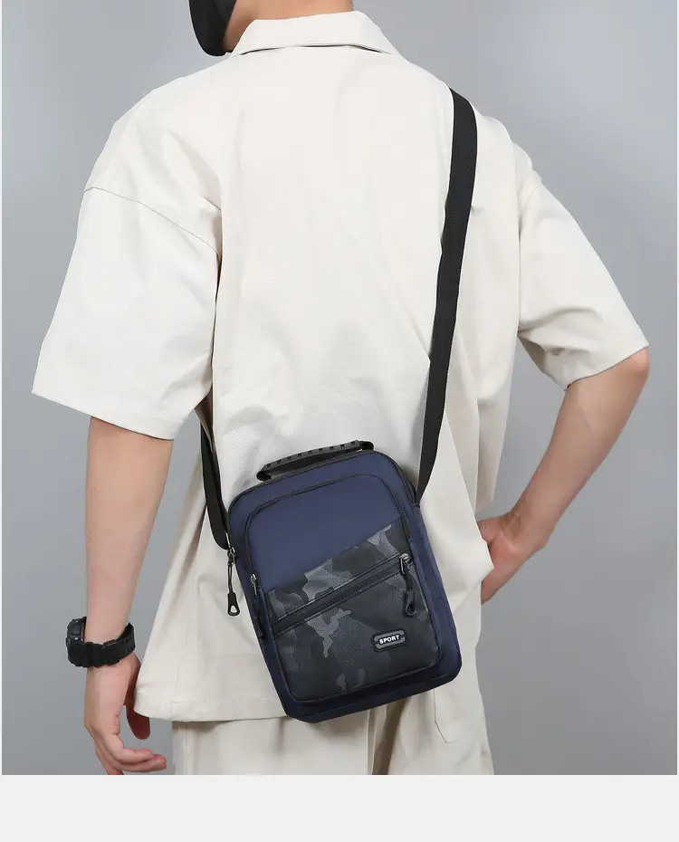 Men's Oxford Cloth Crossbody Bag 600mm Casual Business — feature 19