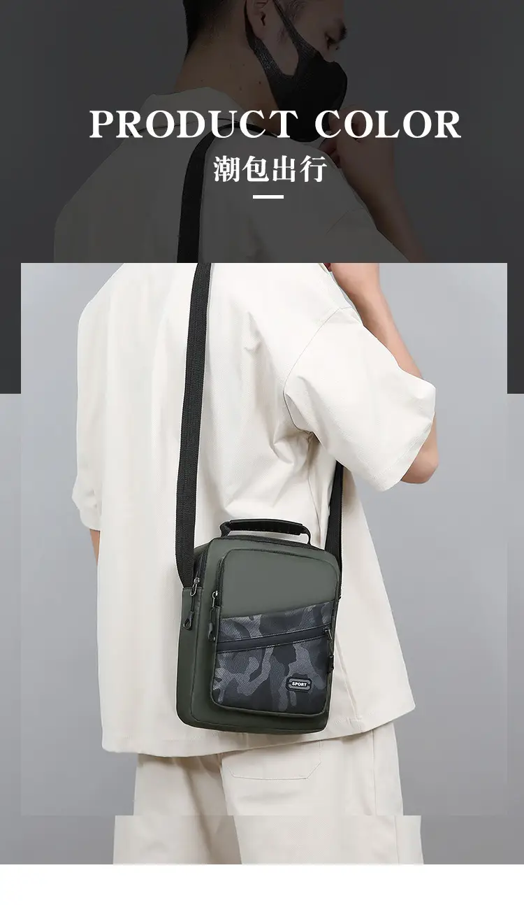 Men's Oxford Cloth Crossbody Bag 600mm Casual Business — feature 2