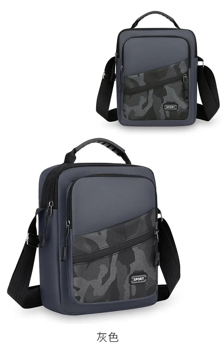 Men's Oxford Cloth Crossbody Bag 600mm Casual Business — feature 24