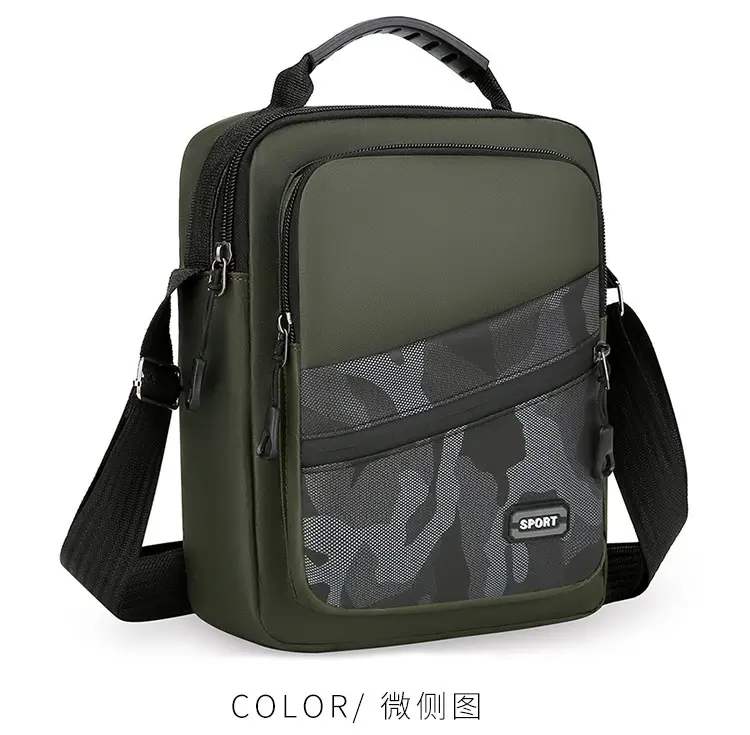 Men's Oxford Cloth Crossbody Bag 600mm Casual Business — feature 28