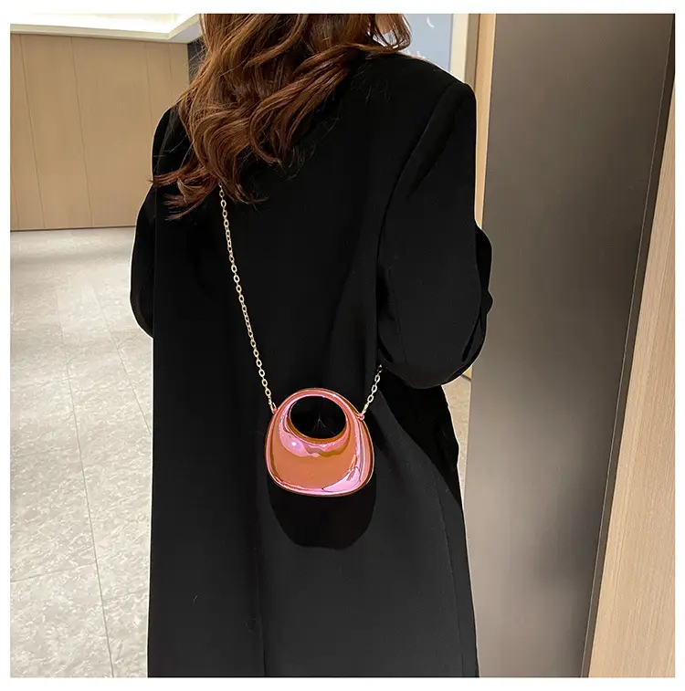 Bright Red Acrylic Crossbody Bag for Women — feature 30
