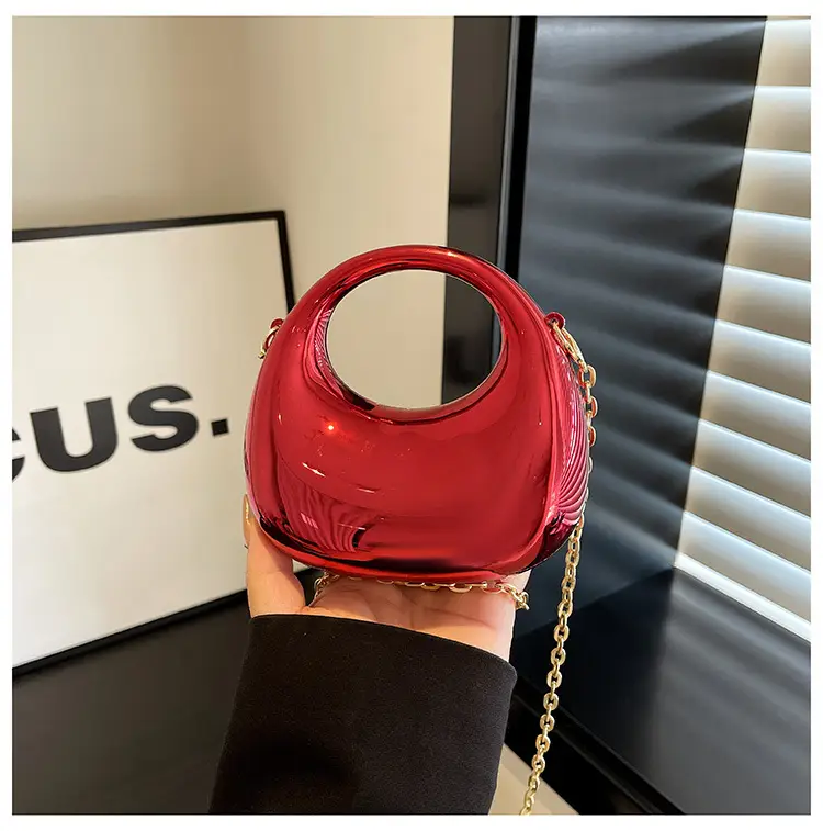 Bright Red Acrylic Crossbody Bag for Women — feature 41