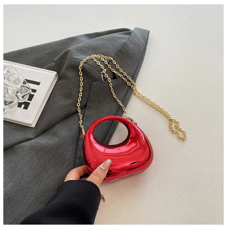 Bright Red Acrylic Crossbody Bag for Women — feature 42
