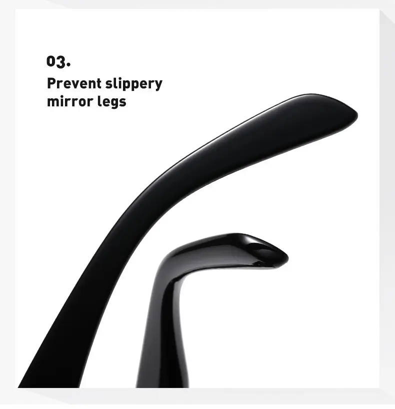Women Retro Square Sunglasses Anti-UV Slim Black โ feature 15