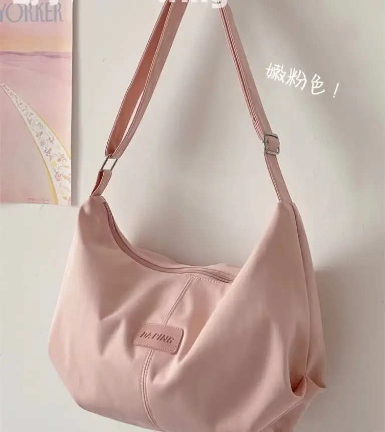Women's Light Blue Faux Leather Shoulder Bag with Cute Charm — feature 6