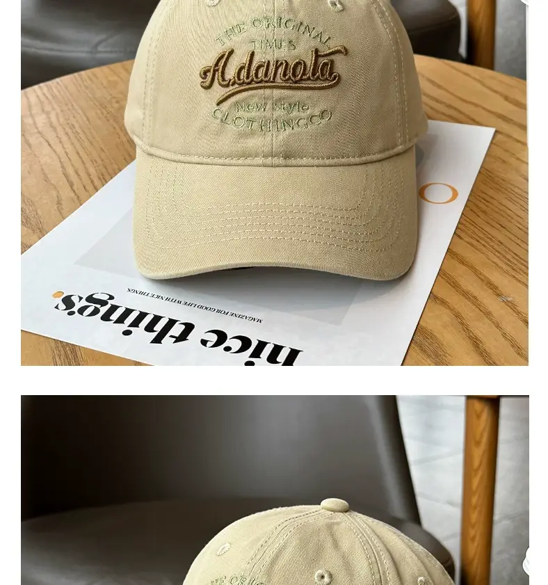 2024 New Baseball Cap Stereo Embroider Soft Top Peaked Cap for Men Women — feature 10