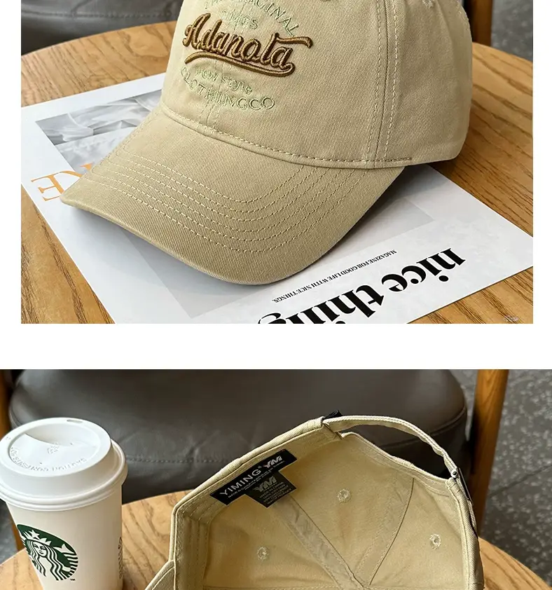 2024 New Baseball Cap Stereo Embroider Soft Top Peaked Cap for Men Women — feature 11