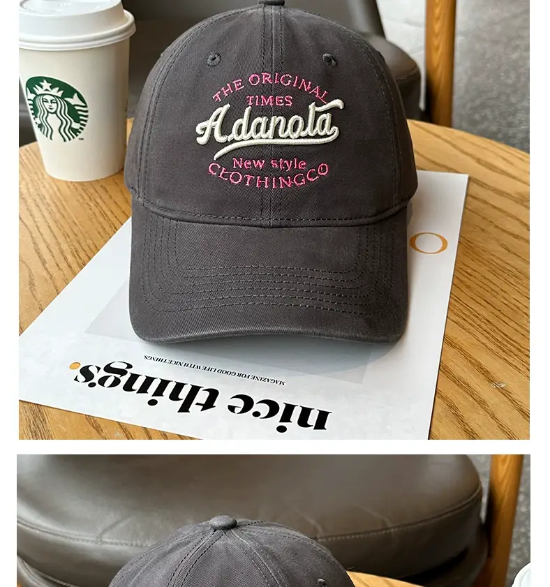 2024 New Baseball Cap Stereo Embroider Soft Top Peaked Cap for Men Women — feature 13