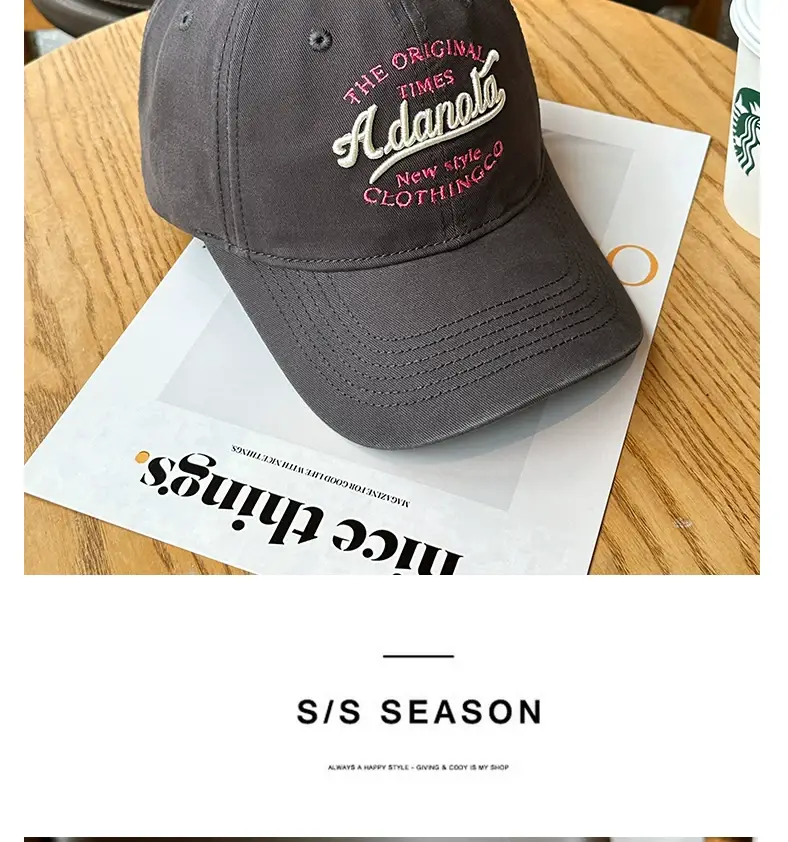 2024 New Baseball Cap Stereo Embroider Soft Top Peaked Cap for Men Women — feature 14