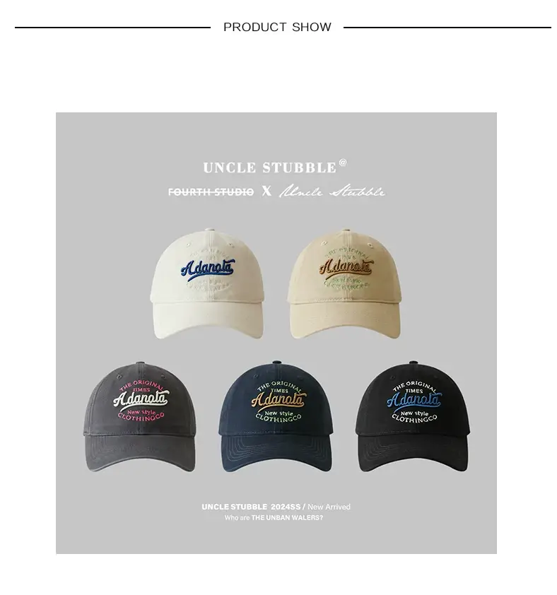 2024 New Baseball Cap Stereo Embroider Soft Top Peaked Cap for Men Women — feature 2