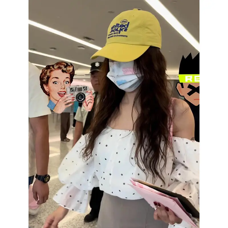 Jolin Tsai Embroidered Baseball Cap for Girls Boys